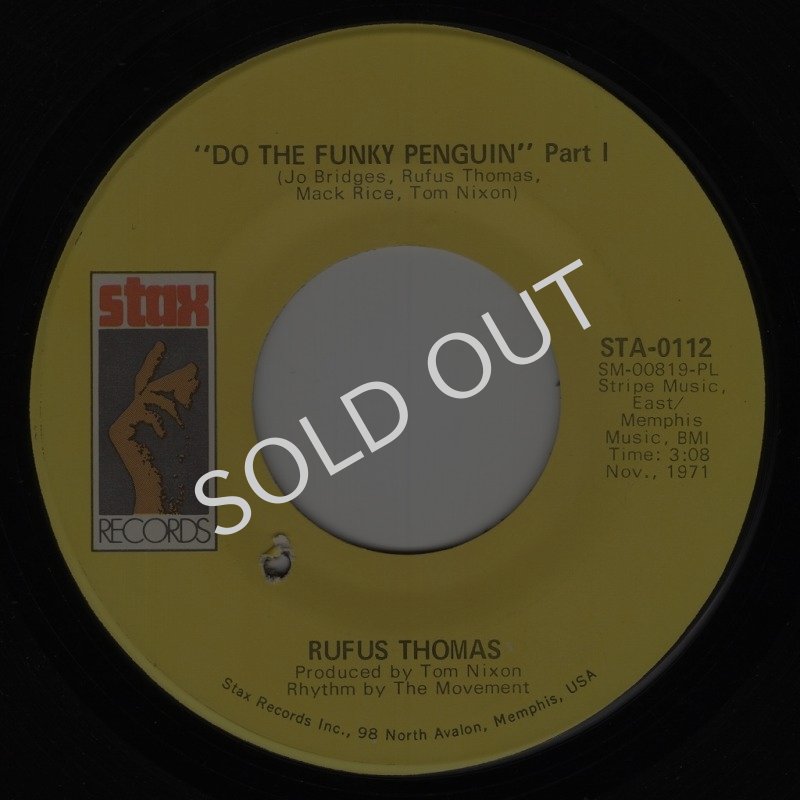 画像1: RUFUS THOMAS - DO THE FUNKY PENGUIN PART I / DO THE FUNKY PENGUIN PART II  (1)