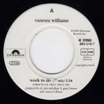 画像2: VANESSA WILLIAMS - WORK TO DO (7" MIX) / WORK TO DO (KEN LOU 7" MIX WITH RAP FEATURING BLACK SHEEP)  (2)