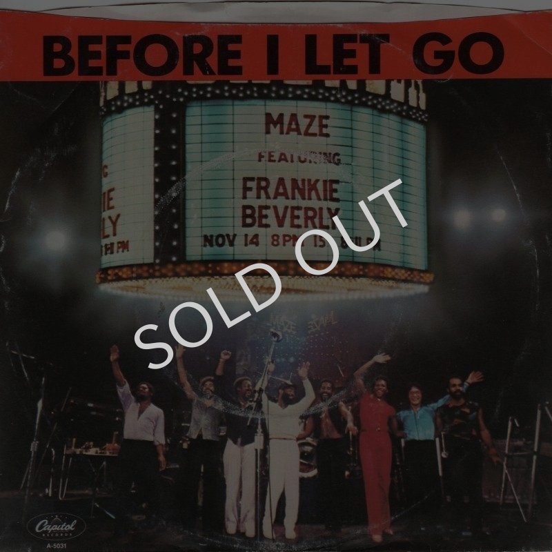 画像1: MAZE FEATURING FRANKIE BEVERLY - BEFORE I LET GO / JOY & PAIN  (1)