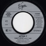 画像2: AFTER 7 - CAN'T STOP (LA'S 7" EDIT) / CAN'T STOP (ONE WORLD 7")  (2)