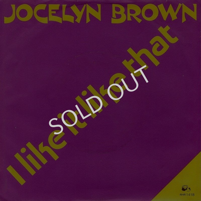 画像1: JOCELYN BROWN - I LIKE IT LIKE THAT / I LIKE IT LIKE THAT (INSTRUMENTALS)  (1)