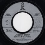 画像2: JOCELYN BROWN - SOMEBODY ELSE'S GUY / SOMEBODY ELSE'S GUY (DUB)  (2)