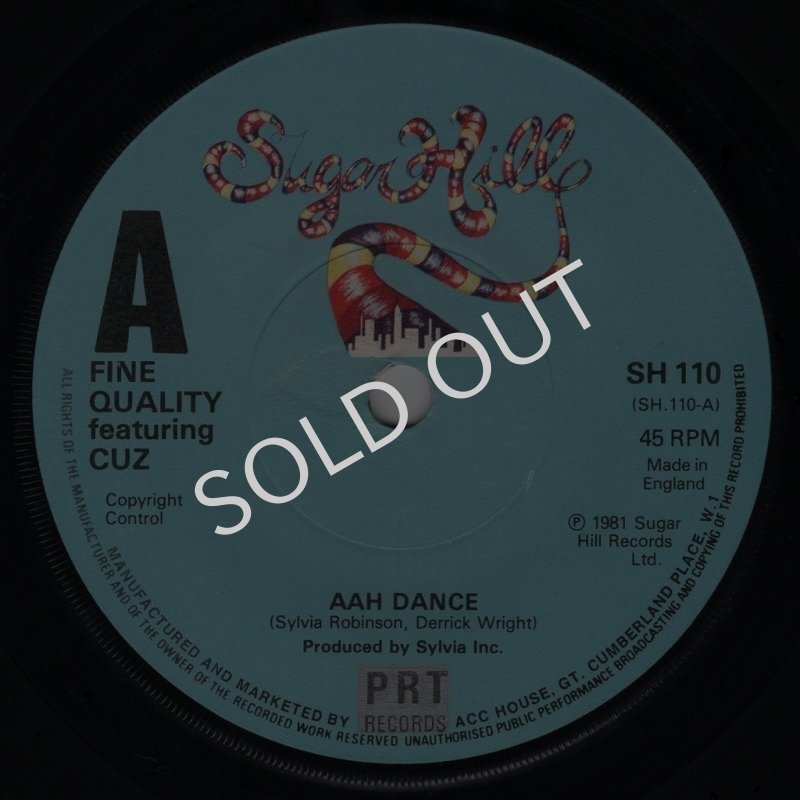 画像1: FINE QUALITY FEATURING CUZ - AAH DANCE / AAH DANCE (INSTRUMENTALS)  (1)