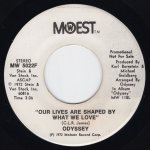 画像2: ODYSSEY - OUR LIVES ARE SHAPED BY WHAT WE LOVE (STEREO) / OUR LIVES ARE SHAPED BY WHAT WE LOVE (MONO)  (2)