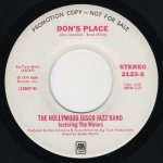 画像2: HOLLYWOOD DISCO JAZZ BAND FEATURING THE WATERS - DON'S PLACE (MONO) / DON'S PLACE (STEREO)  (2)