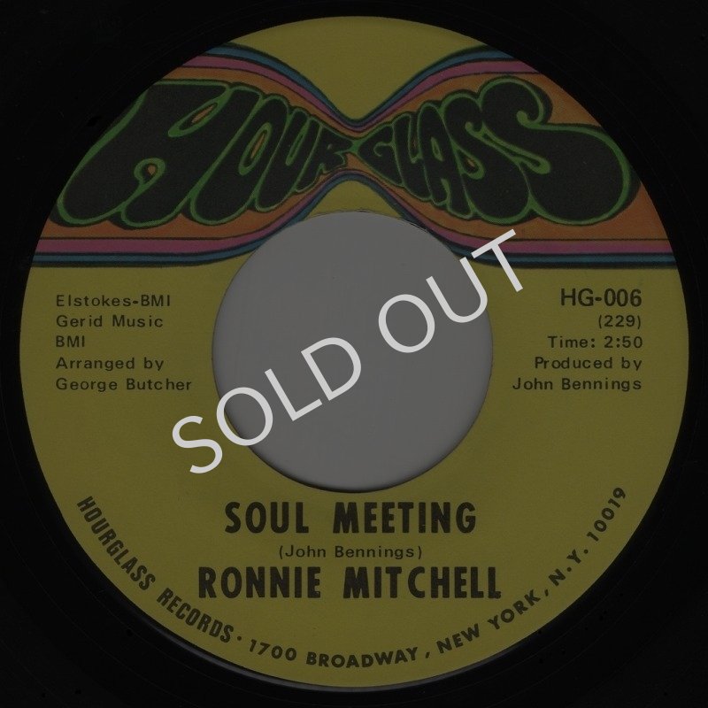 画像1: RONNIE MITCHELL - SOUL MEETING / NOBODY KNOWS  (1)