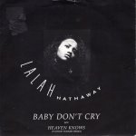 画像1: LALAH HATHAWAY - BABY DON'T CRY (RADIO VERSION) / HEAVEN KNOWS (YVONNE TURNER REMIX)  (1)