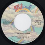 画像1: INSTANT FUNK / GAZ - THE FUNK IS ON / SING SING (UNDERCOVER BROTHER 7" EDIT)  (1)