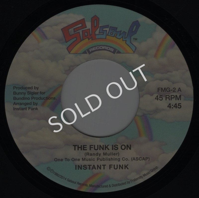 画像1: INSTANT FUNK / GAZ - THE FUNK IS ON / SING SING (UNDERCOVER BROTHER 7" EDIT)  (1)