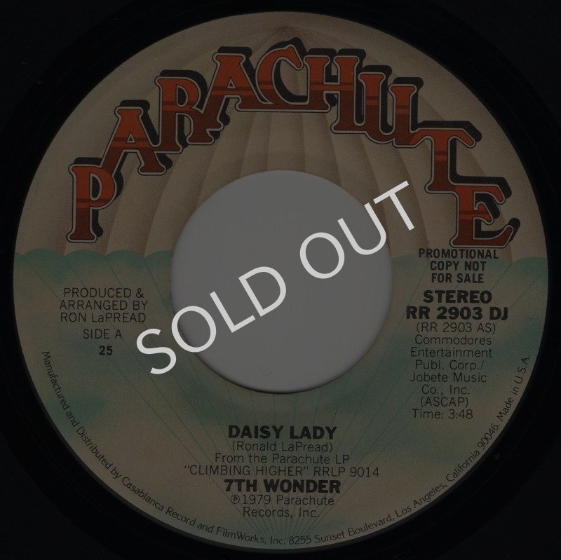 画像1: 7TH WONDER - DAISY LADY (STEREO) / DAISY LADY (MONO)  (1)