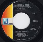 画像2: GERALD WILSON ORCHESTRA - LIGHT MY FIRE / CALIFORNIA SOUL  (2)