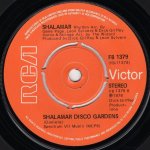 画像2: SHALAMAR - TAKE THAT TO THE BANK / SHALAMAR DISCO GARDENS  (2)