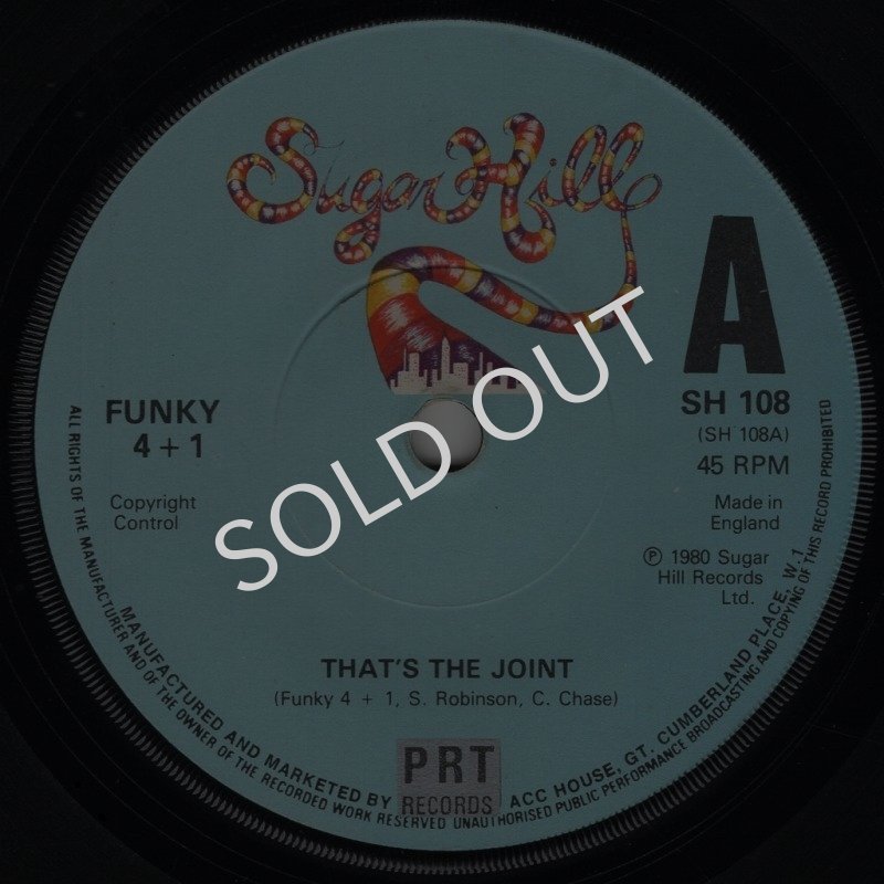 画像1: FUNKY 4 + 1 - THAT'S THE JOINTS / THAT'S THE JOINTS (INSTRUMENTAL)  (1)