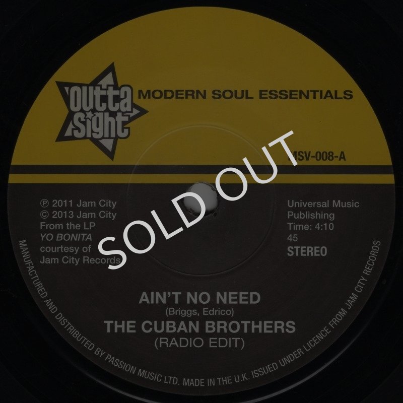 画像1: THE CUBAN BROTHERS / THE CUBAN BROTHERS FEAT. MICA PARIS - AIN'T NO NEED / SO SWEET  (1)