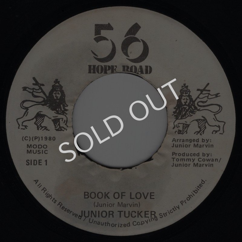 画像1: JUNIOR TUCKER - BOOK OF LOVE / MAMA ALWAYS TOLD ME VERSION  (1)