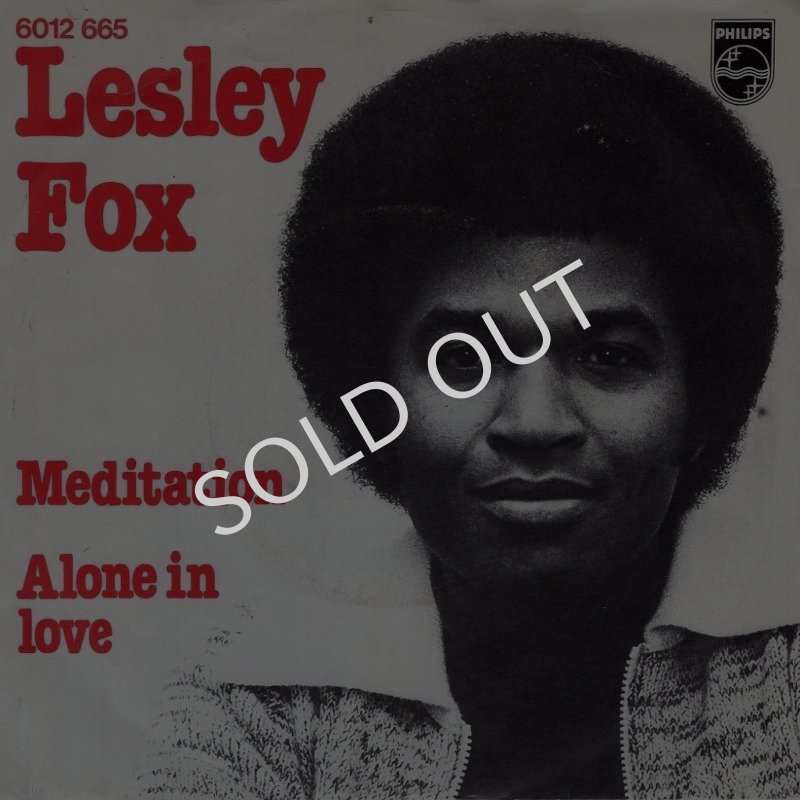 画像1: LESLEY FOX ‎- MEDITATION (MEDITACAO) / ALONE IN LOVE  (1)