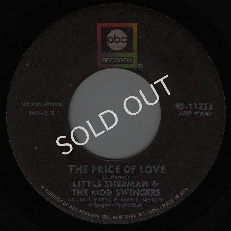 画像1: LITTLE SHERMAN & THE MOD SWINGERS / SOUL INVADERS - THE PRICE OF LOVE / THE PRICE OF LOVE  (1)