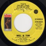 画像2: MEL & TIM - FOREVER AND A DAY / THAT'S THE WAY I WANT TO LIVE MY LIFE  (2)