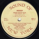 画像1: INDEEP - WHEN BOYS TALK / WHEN BOYS TALK (INSTRUMENTAL)  (1)