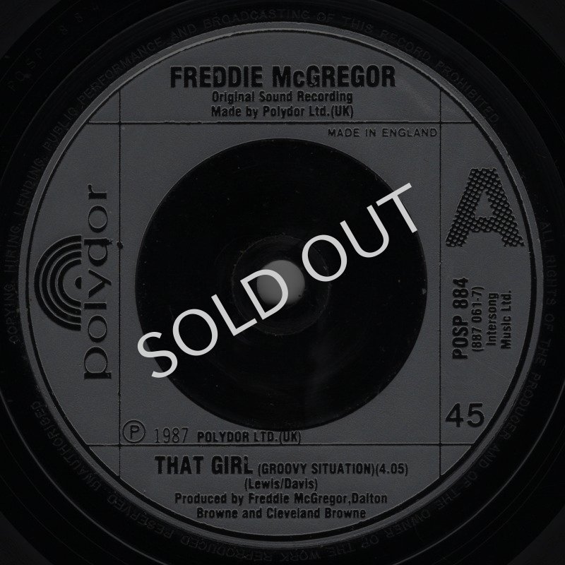 画像1: FREDDIE MCGREGOR - THAT GIRL (GROOVY SITUATION) / WANDO  (1)