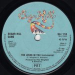 画像2: SUGAR HILL GANG - THE LOVER IN YOU / THE LOVER IN YOU (INSTRUMENTAL)  (2)