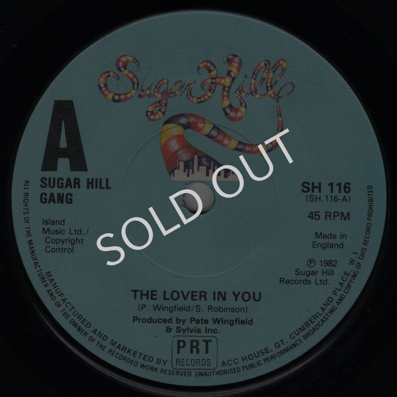 画像1: SUGAR HILL GANG - THE LOVER IN YOU / THE LOVER IN YOU (INSTRUMENTAL)  (1)