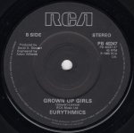 画像2: EURYTHMICS - THERE MUST BE AN ANGEL (PLAYING WITH MY HEART) / GROWN UP GIRLS  (2)