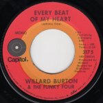 画像2: WILLARD BURTON & THE FUNKY FOUR - FUNKY IN HERE / EVERY BEAT OF MY HEART  (2)