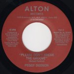 画像2: PEGGY DODSON - PLEASE DON'T BREAK THE GROOVE (PART I) / PLEASE DON'T BREAK THE GROOVE (PART II)  (2)