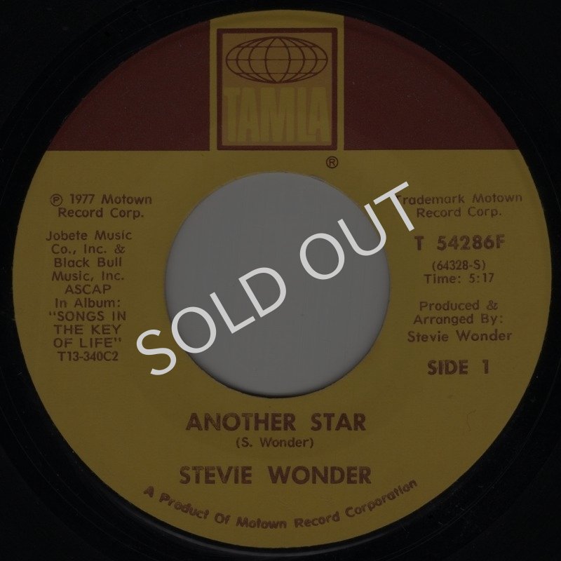 画像1: STEVIE WONDER - ANOTHER STAR / CREEPIN'  (1)