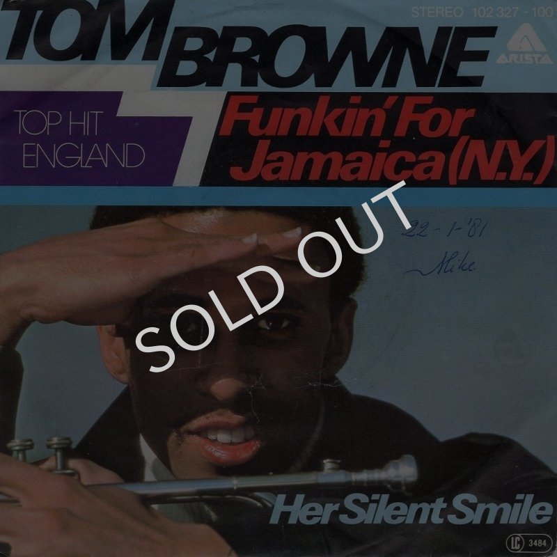 画像1: TOM BROWNE - FUNKIN' FOR JAMAICA (N.Y.) / HER SILENT SMILE  (1)