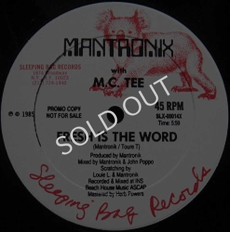 画像1: MANTRONIX with MC TEE / FRESH IS THE WORD (1)