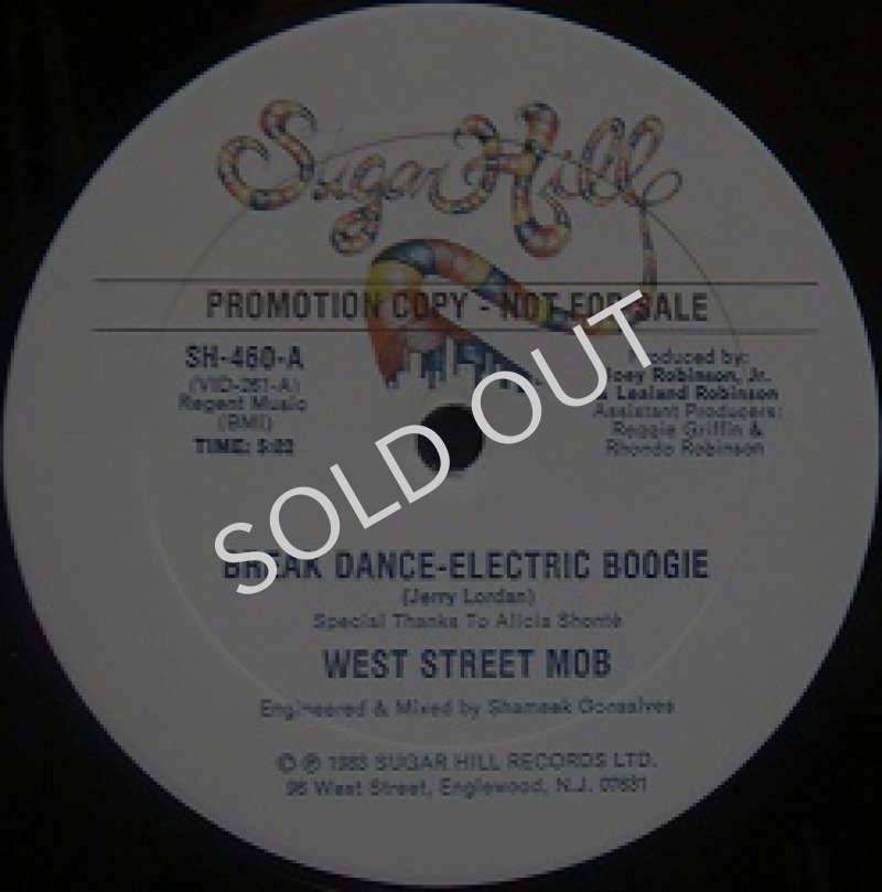 画像1: WEST STREET MOB / BREAK DANCE-ELECTRIC BOOGIE (1)