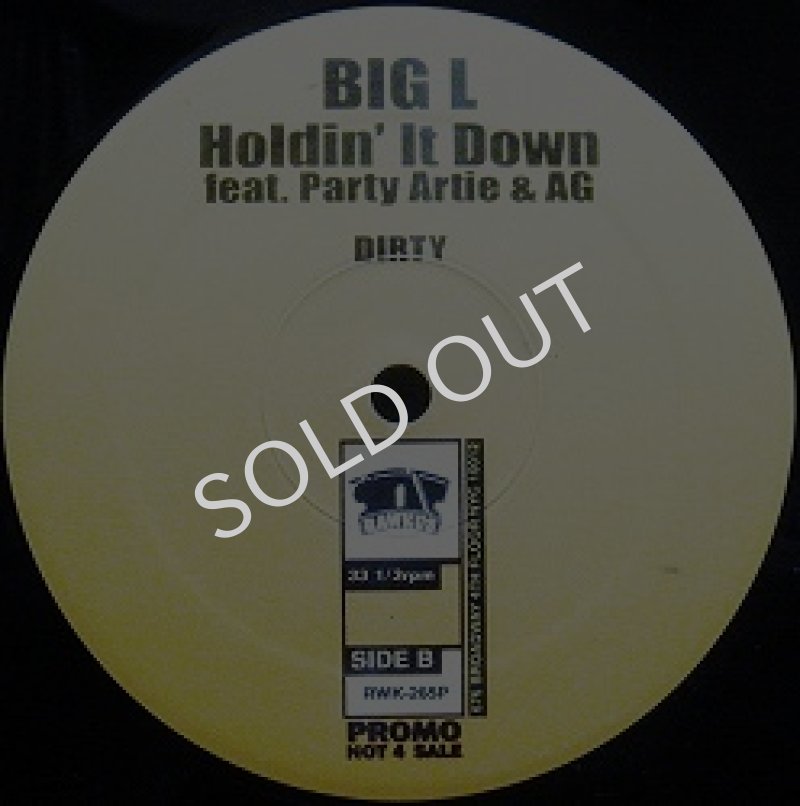 画像1: BIG L FT. PARTY ARTIE & A.G. / HOLDIN' IT DOWN ( PROMO ) (1)