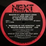 画像1: MASTER O.C. & KRAZY EDDIE / MASTERS OF THE SCRATCH (1)