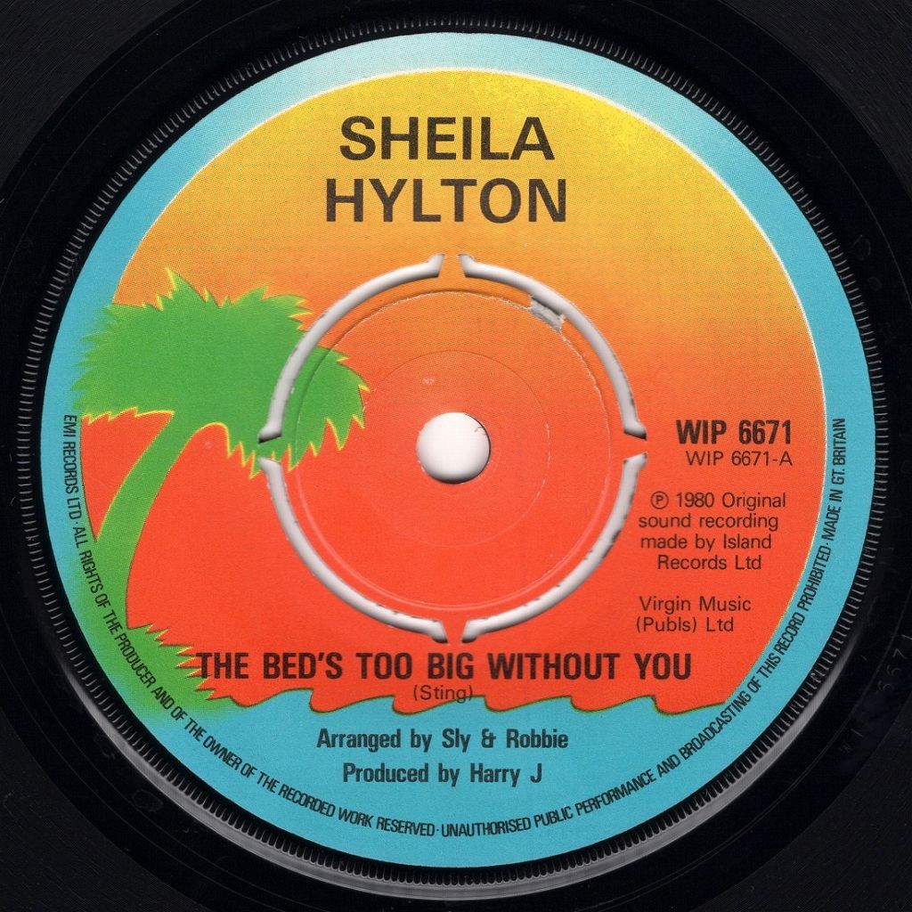 SHEILA HYLTON - THE BED'S TOO BIG WITHOUT YOU / GIVE ME YOUR LOVE